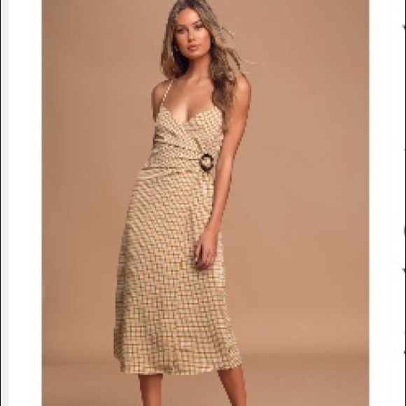 Gingham dress NEW - Picture 1 of 3